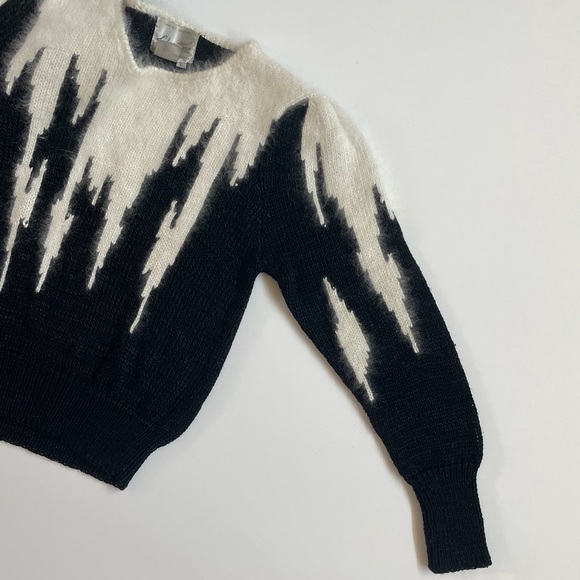 Vintage Christine Fuzz and Knit Sweater - Picture 3 of 6